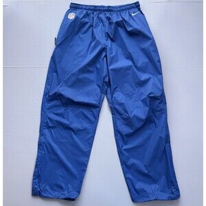 Nike Men's XL Storm Fit On Field Apparel Rain Pants Blue Silver Lined NFL Issued